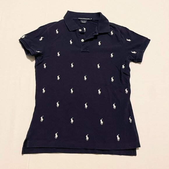 Ralph Lauren Sport Polo Tshirt Girls Size Medium Shirt - Picture 1 of 16